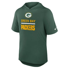 Green Bay Packers Lockup Tri-Blend Hoodie T-Shirt - Green - Nike