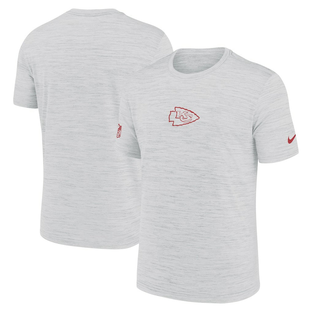 Kansas City Chiefs Sideline Velocity Dri-FIT T-Shirt - Ash - Nike