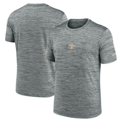 New Orleans Saints Sideline Velocity Dri-FIT T-Shirt - Gray - Nike