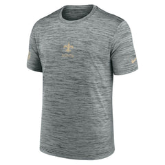 New Orleans Saints Sideline Velocity Dri-FIT T-Shirt - Gray - Nike