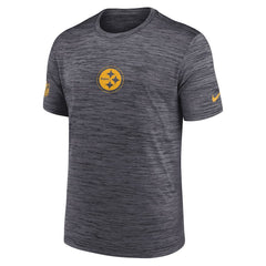 Pittsburgh Steelers Sideline Velocity Dri-FIT T-Shirt - Black - Nike