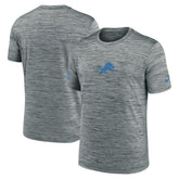 Detroit Lions Sideline Velocity Dri-FIT T-Shirt - Gray - Nike
