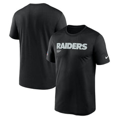 Las Vegas Raiders Sideline Legend Dri-FIT T-Shirt - Black - Nike