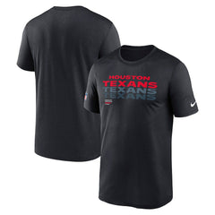 Houston Texans Sideline Legend Dri-FIT T-Shirt - Navy - Nike