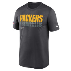 Green Bay Packers Sideline Legend Dri-FIT T-Shirt - Charcoal - Nike