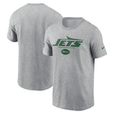 New York Jets Sideline Dri-FIT T-Shirt - Heather Gray - Nike