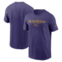 Baltimore Ravens Sideline Dri-FIT T-Shirt - Purple - Nike