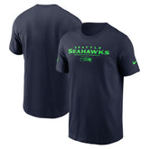 Seattle Seahawks Sideline Dri-FIT T-Shirt - College Navy - Nike