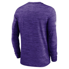 Baltimore Ravens Sideline Velocity Performance Long Sleeve T-Shirt - Purple - Nike