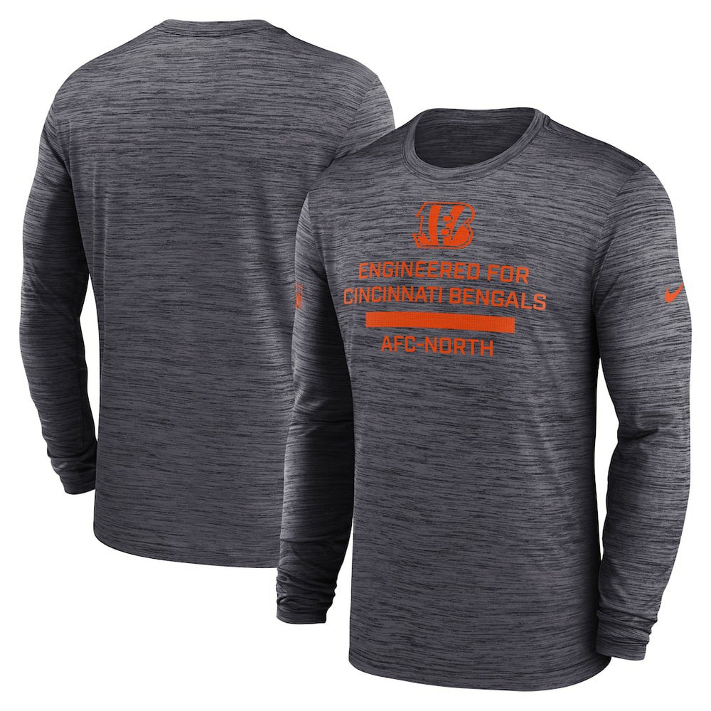 Cincinnati Bengals Sideline Velocity Performance Long Sleeve T-Shirt - Black - Nike