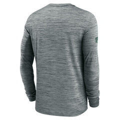Green Bay Packers Sideline Velocity Performance Long Sleeve T-Shirt - Gray - Nike