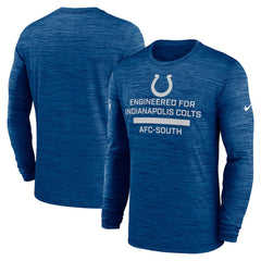 Indianapolis Colts Sideline Velocity Performance Long Sleeve T-Shirt - Royal - Nike
