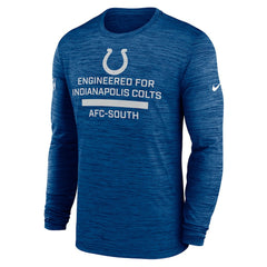 Indianapolis Colts Sideline Velocity Performance Long Sleeve T-Shirt - Royal - Nike