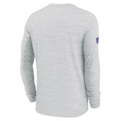 New York Giants Sideline Velocity Performance Long Sleeve T-Shirt - Ash - Nike