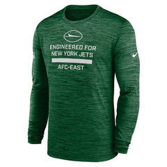 New York Jets Sideline Velocity Performance Long Sleeve T-Shirt - Green - Nike