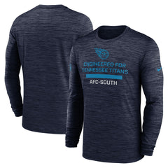 Tennessee Titans Sideline Velocity Performance Long Sleeve T-Shirt - Navy - Nike