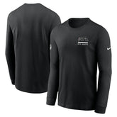 Atlanta Falcons Sideline Dri-FIT Long Sleeve T-Shirt - Black - Nike