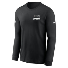 Atlanta Falcons Sideline Dri-FIT Long Sleeve T-Shirt - Black - Nike