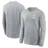 Arizona Cardinals Sideline Dri-FIT Long Sleeve T-Shirt - Heather Gray - Nike