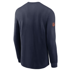 Denver Broncos Sideline Dri-FIT Long Sleeve T-Shirt - Navy - Nike
