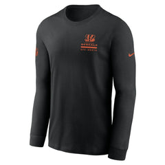 Cincinnati Bengals Sideline Dri-FIT Long Sleeve T-Shirt - Black - Nike