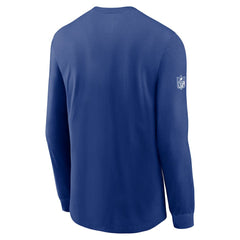 New York Giants Sideline Dri-FIT Long Sleeve T-Shirt - Royal - Nike
