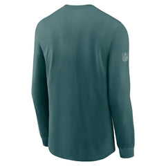 Philadelphia Eagles Sideline Dri-FIT Long Sleeve T-Shirt - Midnight Green - Nike