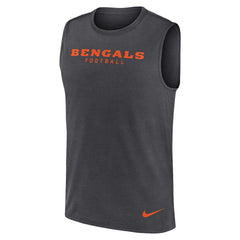 Cincinnati Bengals Primetime Legend Dri-FIT Muscle Tank Top - Charcoal - Nike