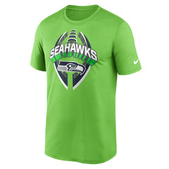 Seattle Seahawks Legend Icon Performance T-Shirt - Neon Green - Nike