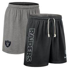 Las Vegas Raiders Sideline Reversible Dri-FIT Shorts - Black - Nike