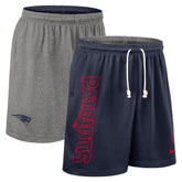 New England Patriots Sideline Reversible Dri-FIT Shorts - Navy - Nike