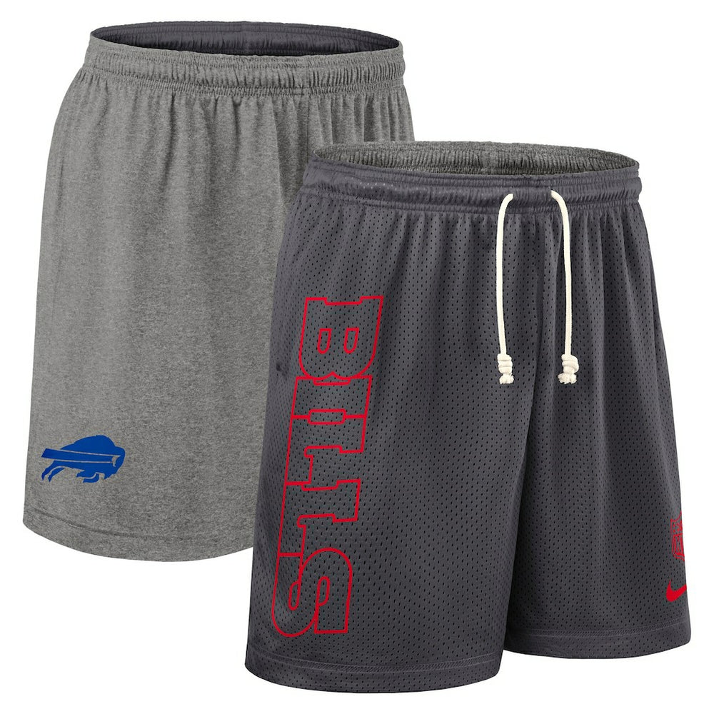Buffalo Bills Sideline Reversible Dri-FIT Shorts - Gray - Nike