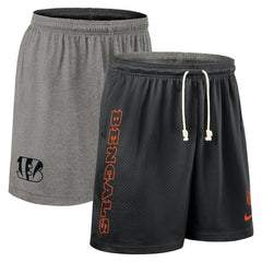 Cincinnati Bengals Sideline Reversible Dri-FIT Shorts - Black - Nike