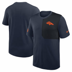 Denver Broncos Sideline UV Dri-Fit Coach Shirt - Navy - Nike