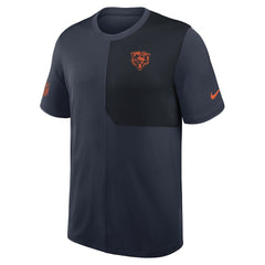Chicago Bears Sideline UV Dri-Fit Coach Shirt - Navy - Nike