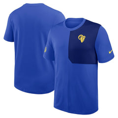 Los Angeles Rams Sideline UV Dri-Fit Coach Shirt - Royal - Nike