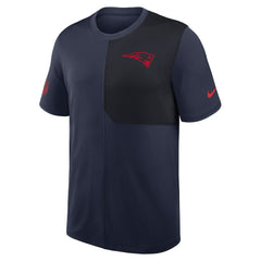 New England Patriots Sideline UV Dri-Fit Coach Shirt - Navy - Nike