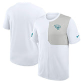 Jacksonville Jaguars Sideline UV Dri-Fit Coach Shirt - White - Nike