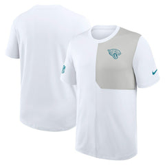 Jacksonville Jaguars Sideline UV Dri-Fit Coach Shirt - White - Nike