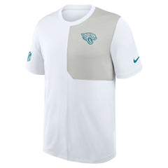 Jacksonville Jaguars Sideline UV Dri-Fit Coach Shirt - White - Nike