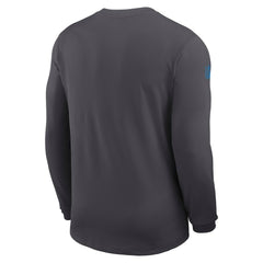 Los Angeles Chargers Sideline Coach UV Dri-FIT Long Sleeve Shirt - Gray - Nike
