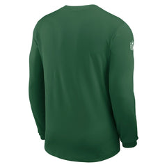 New York Jets Sideline Coach UV Dri-FIT Long Sleeve Shirt - Green - Nike