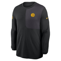 Pittsburgh Steelers Sideline Coach UV Dri-FIT Long Sleeve Shirt - Black - Nike