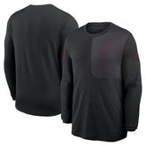 Atlanta Falcons Sideline Coach UV Dri-FIT Long Sleeve Shirt - Black - Nike