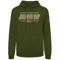 Columbus Blue Jackets Levelwear Podium Pullover Hoodie - Olive | NHL on sale