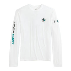San Jose Sharks johnnie-O Adam Long Sleeve T-Shirt - White | NHL online