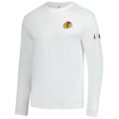 Chicago Blackhawks johnnie-O Adam Long Sleeve T-Shirt - White | NHL on sale