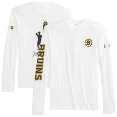 Boston Bruins johnnie-O Adam Long Sleeve T-Shirt - White | NHL near me