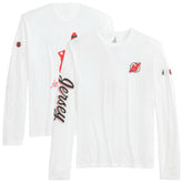 New Jersey Devils johnnie-O Adam Long Sleeve T-Shirt - White | NHL Lifestyle