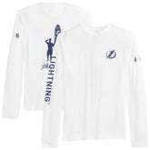 Tampa Bay Lightning johnnie-O Adam Long Sleeve T-Shirt - White | NHL near me